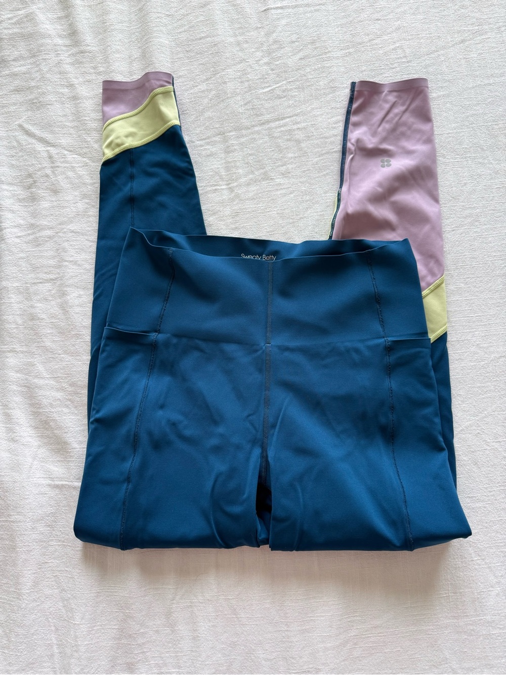 Sweaty Betty Teal Full-Length Power Leggings